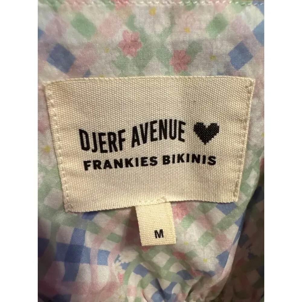 Frankie’s Bikinis‎ Djerf Avenue Airy Poplin Mini Dress in Cottage Meadow Medium